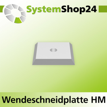 Systemshop24 Quadratische Wendeschneidplatte 17x17x2mm 35°