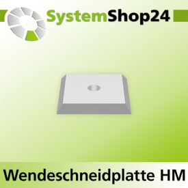 Systemshop24 Quadratische Wendeschneidplatte 17x17x2mm...