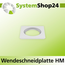 Systemshop24 Quadratische Wendeschneidplatte 14x14x1,2mm 30°