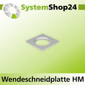 Systemshop24 Quadratische Wendeschneidplatte 14x14x1,2mm 30°