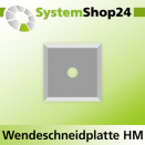 Systemshop24 Quadratische Wendeschneidplatte 13x13x2,5mm...