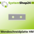 Systemshop24 Standard-Wendeschneidplatte 25x12x1,5mm 35°