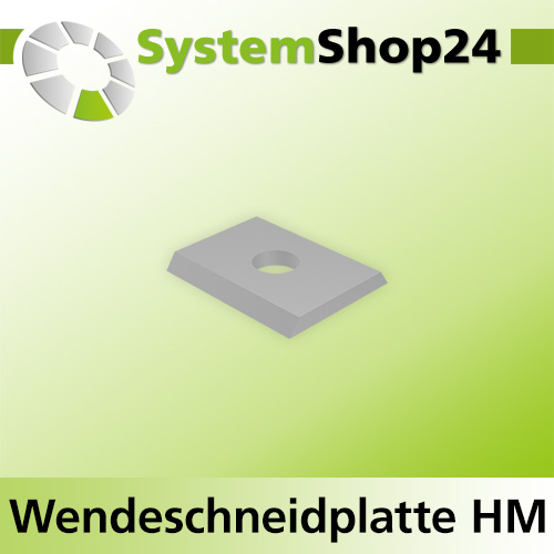 Systemshop24 Standard-Wendeschneidplatte 9x12x1,5mm 35°