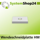 Systemshop24 Standard-Wendeschneidplatte 9x12x1,5mm 35°