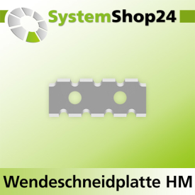 Systemshop24 Wendeschneidplatte mit Spanbrechernuten...