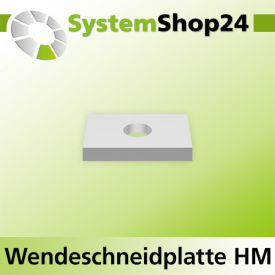 Systemshop24 Standard-Wendeschneidplatte 17x12x1,5mm 35°