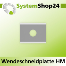 Systemshop24 Standard-Wendeschneidplatte 11,6x12x1,5mm...