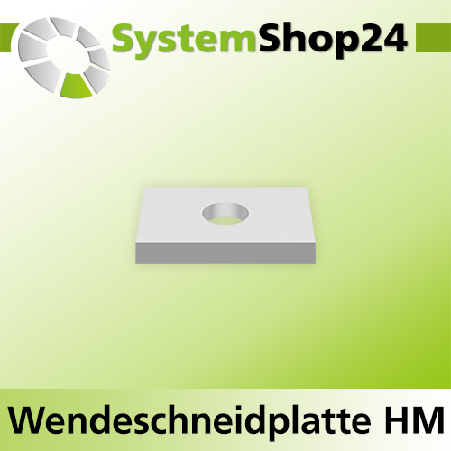 Systemshop24 Standard-Wendeschneidplatte 13,6x12x1,5mm 35°