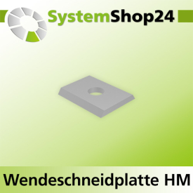 Systemshop24 Standard-Wendeschneidplatte 13,6x12x1,5mm 35°