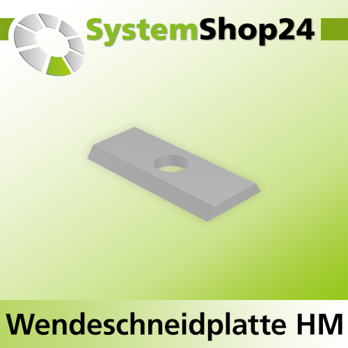 Systemshop24 Wendeschneidplatte 20x9x1,5mm