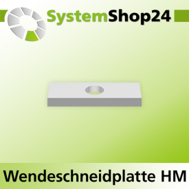 Systemshop24 Wendeschneidplatte 20x9x1,5mm