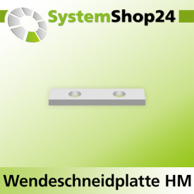 Systemshop24 Wendeschneidplatte 30x9x1,5mm