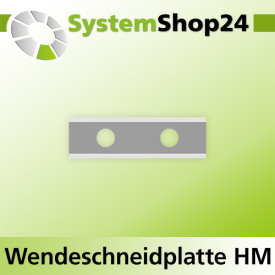 Systemshop24 Wendeschneidplatte 40x9x1,5mm