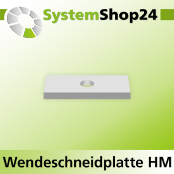 Systemshop24 Wendeschneidplatte 24x12x1,5mm