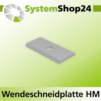 Systemshop24 Wendeschneidplatte 24x12x1,5mm