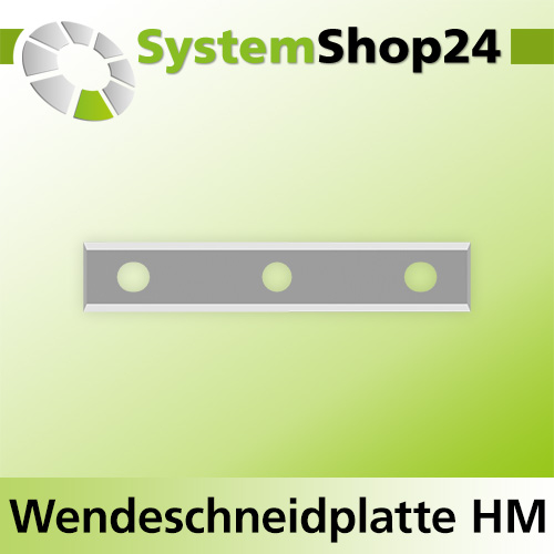 Systemshop24 Wendeschneidplatte mit 4 Schneidkanten 50x12x1,7mm