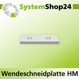 Systemshop24 Wendeschneidplatte 50x12x1,5mm