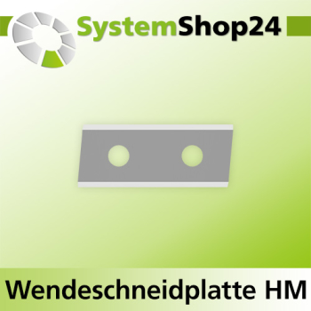 Systemshop24 Wendeschneidplatte 50x12x1,5mm