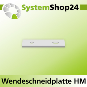 Systemshop24 Wendeschneidplatte 44,5x15x1,5mm