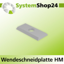Systemshop24 Wendeschneidplatte mit 4 Schneidkanten...
