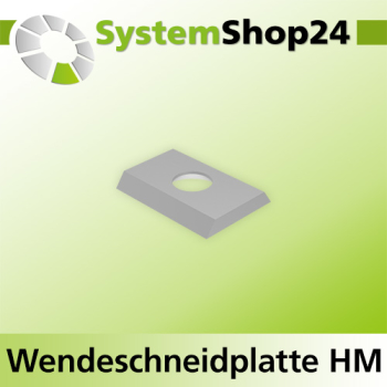 Systemshop24 Wendeschneidplatte 20x14,3x2,5mm