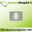 Systemshop24 Wendeschneidplatte 20x14,3x2,5mm