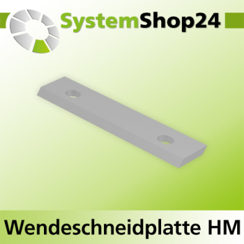 Systemshop24 Wendeschneidplatte mit Microfinish für Oertli 60x8x1,5mm