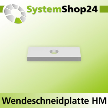 Systemshop24 Wendeschneidplatte 24,7x12x1,5mm 35°