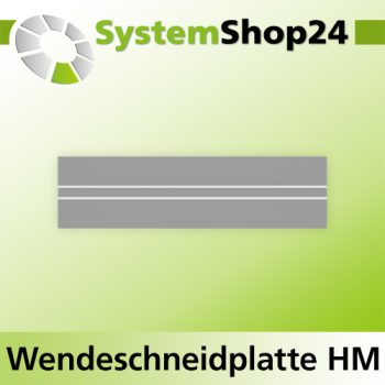 Systemshop24 Wendeschneidplatte mit Microfinish für Leitz 14,7x8x1,5mm