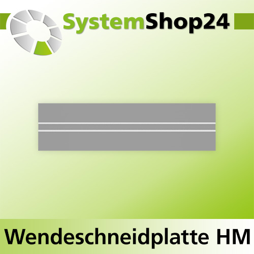 Systemshop24 Wendeschneidplatte mit Microfinish für Leitz 100x8x1,5mm
