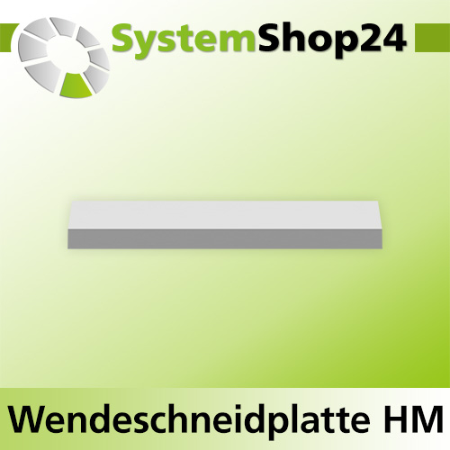 Systemshop24 Wendeschneidplatte mit Microfinish für Leitz 100x8x1,5mm