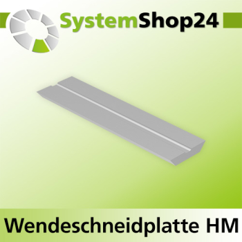 Systemshop24 Wendeschneidplatte mit Microfinish für Leitz 120x8x1,5mm