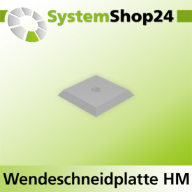 Systemshop24 Quadratische Wendeschneidplatte 12x12x1,5mm...