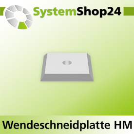 Systemshop24 Quadratische Wendeschneidplatte 12x12x1,5mm...