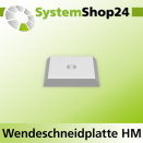 Systemshop24 Quadratische Wendeschneidplatte 12x12x1,5mm...