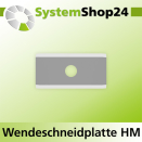 Systemshop24 Wendeschneidplatte 24x12x1,5mm 40°