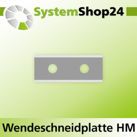 Systemshop24 Standard-Wendeschneidplatte 50x12x1,5mm 35°