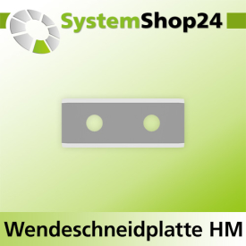 Systemshop24 Wendeschneidplatte 30x12x1,5mm 35°