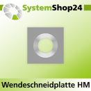 Systemshop24 Quadratische Wendeschneidplatte 15x15x2,5mm...