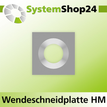 Systemshop24 Quadratische Wendeschneidplatte 14x14x2mm 30°