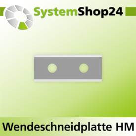 Systemshop24 Wendeschneidplatte poliert 30x12x1,5mm 45°