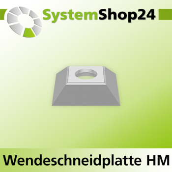 Systemshop24 Quadratische Wendeschneidplatte 21x21x5,5mm 40°