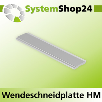 Systemshop24 Wendeschneidplatte für KWO/Versofix 50x10x1,5mm