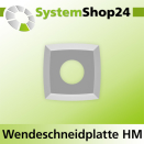 Systemshop24 Quadratische Wendeschneidplatte für...