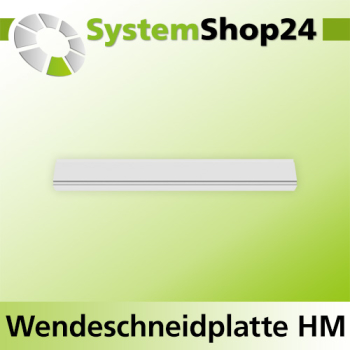 Systemshop24 Wendeschneidplatte für KWO/Versofix 50x6,5x1,1mm