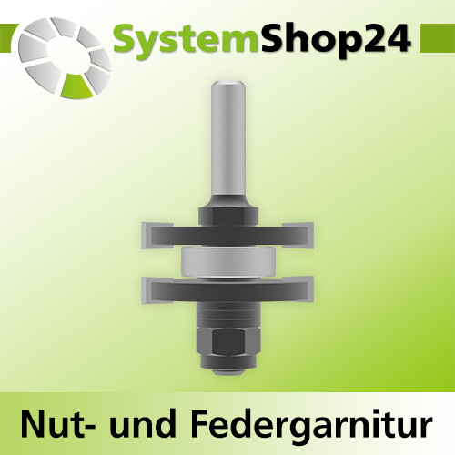 Systemshop24 Nut- und Federgarnitur mit Kugellager HM Z2 D41,3mm (1 5/8") AL6,4mm (1/4") T9,7mm GL69mm S8mm SL32,8mm RL