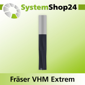 Systemshop24 VHM Extreme Spiralnutfräser D6mm AL15mm...