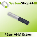 Systemshop24 VHM Extreme Spiralnutfräser D8mm AL30mm...