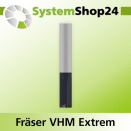 Systemshop24 VHM Extreme Nutfräser D8mm AL20mm...