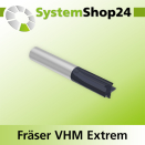 Systemshop24 VHM Extreme Nutfräser D8mm AL30mm...